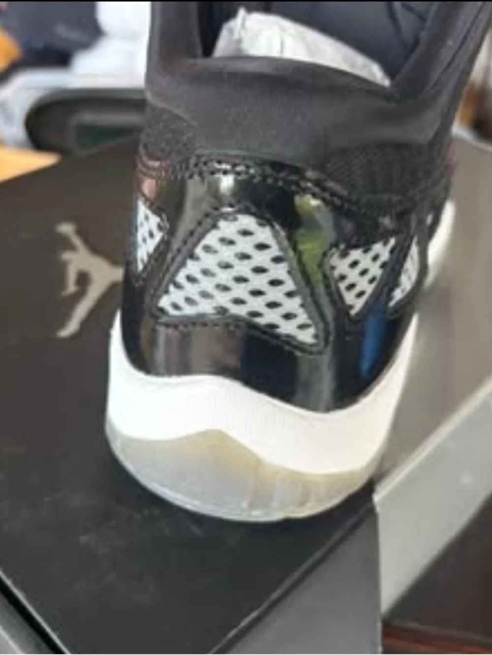 Jordan Retro Low IE Sneakers in Black and White